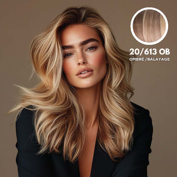 20-613 OB - Light Ash Blonde to Lightest Blonde