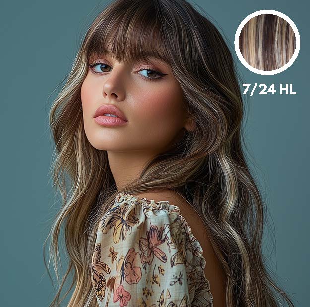 7-24 HL - Light Golden Brown to Golden Blonde
